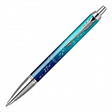 Ручка шариковая автоматическая 1мм синий стержень PARKER IM SE K316 Submerge M , 2152991