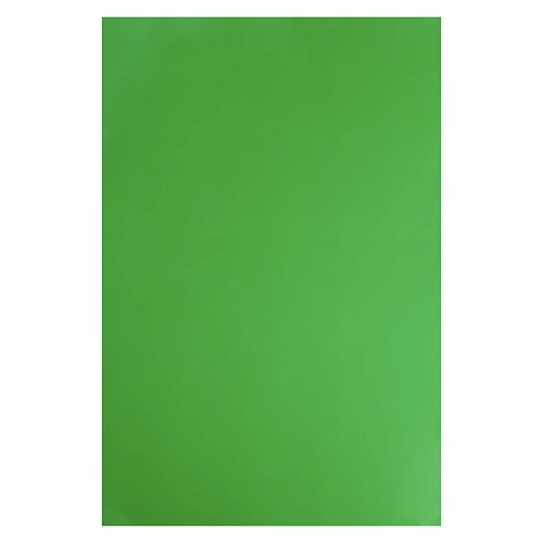 Обложка для переплета пластик А4 180мкм зеленая/прозрачная, 3641
