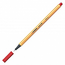 Ручка капиллярная 0,4мм красные чернила STABILO POINT 88, 88/40