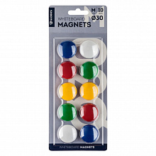 Магниты  3см 10шт цветные Globus, МЦ30-10