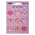 Брадсы для скрапбукинга  9шт Baby розовый ткань Decola, 3518