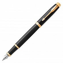 Ручка перьевая 0,8мм синие чернила PARKER IM Core F321 Black GT F 1931645