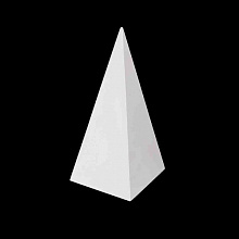 Фигура гипсовая Пирамида четырехгранная 10,5х10,5х20см Мастерская Экорше 30-311