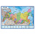 Карта России Политико-административная интерактивная  60х40см масштаб 1:14,5М Globen КН061