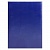 Папка адресная Без тиснения А4 бумвинил с бумажной подушкой синяя ляссе Имидж ПБ4000-203л