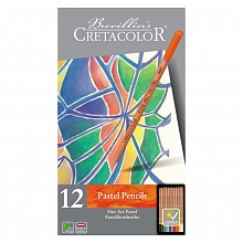 Набор пастельных карандашей 12 цв в металлическом пенале Fine Art Pastel CretacoloR, CC470 12