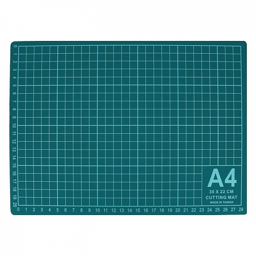 Подкладка для резки А4 2,8мм серо-зеленая Gamma, DK-004