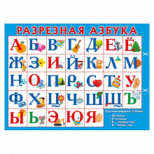 Плакат А2 Разрезная азбука МП 071.279