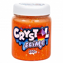 Слайм 250гр апельсиновый Crystal slime ВОЛШЕБНЫЙ МИР S500-10188