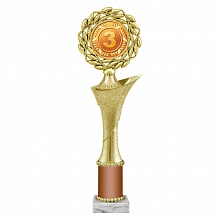 Награда спортивная 30см 3 место бронза Флориан 2272-300-300