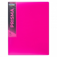 Папка на 4 кольца А4 пластик 25мм розовая Expert Complete Prisma Neon, EC211400013